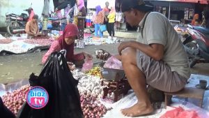 Jelang Ramadhan Harga Cabe & Bawang Merah Di Pasar Kampak Tetap Stabil
