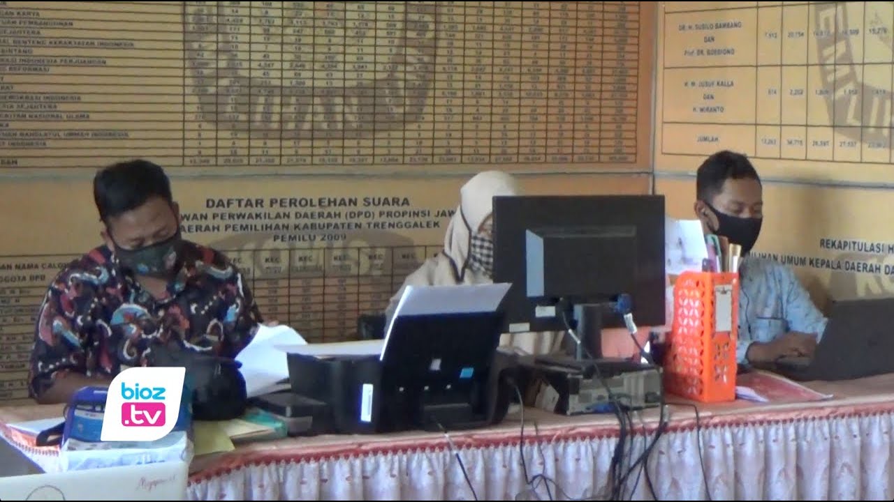 Desain Disepakati, Alat Peraga Kampanye (APK) Resmi Dari KPU Trenggalek Masuk Proses Cetak