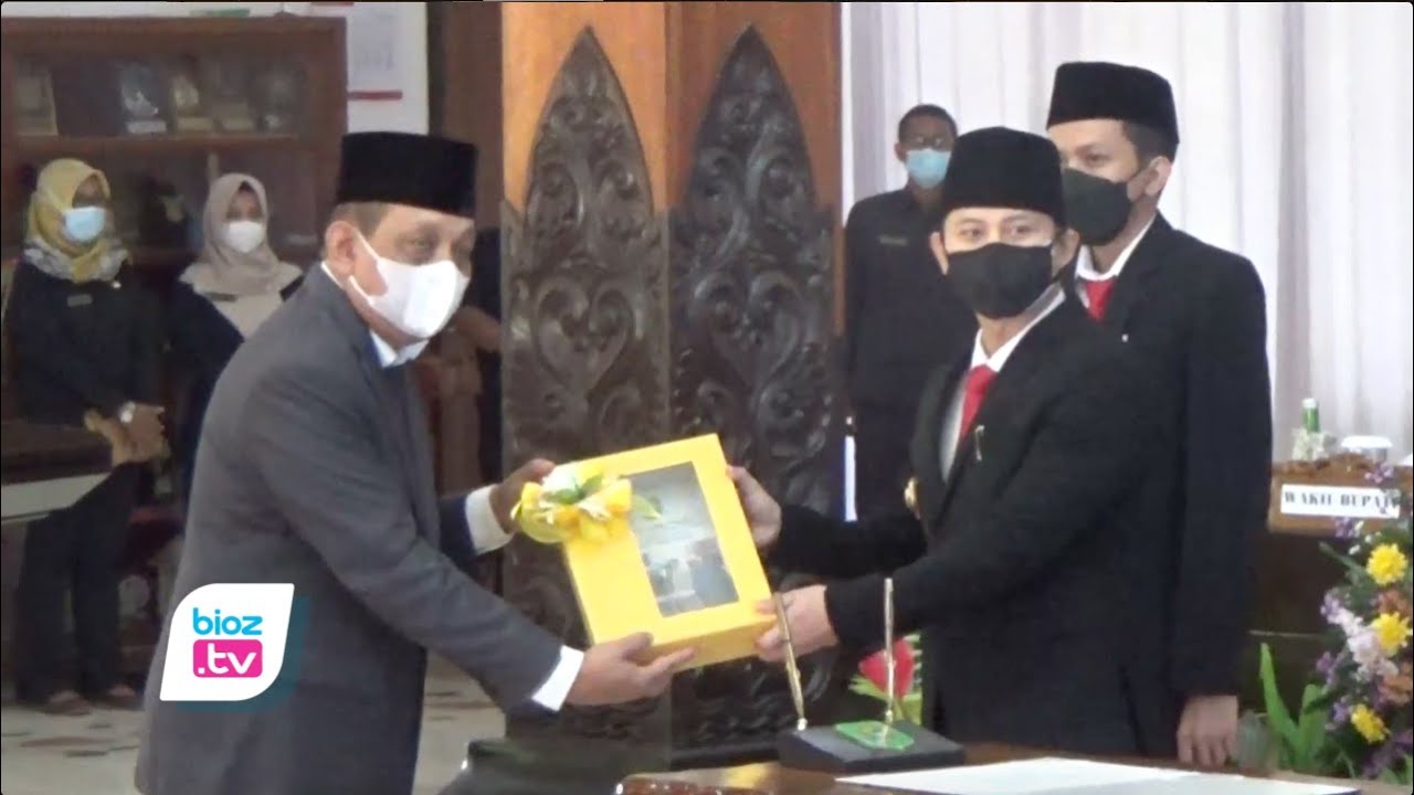 Usai jalani serah terima jabatan dari pelaksana harian (Plh) Bupati ke Bupati definitif, Bupati Trenggalek Mochamad Nur Arifin beberkan sejumlah program pembangunan yang linear dengan percepatan pembangunan yang tertuang pada Peraturan Presiden Republik Indonesia Nomor 80 Tahun 2019.