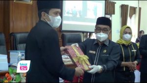 Sampaikan laporan pertanggungjawaban (LPJ) pelaksanaan APBD Trenggalek Tahun 2020 dalam rapat paripurna DPRD, Wakil bupati Trenggalek sebut capaian opini wajar tanpa pengecualian (WTP) ke-5 secara berturut turut dari Badan Pemeriksa Keuangan (BPK), merupakan hasil kerja sama dan kerja keras semua pihak.