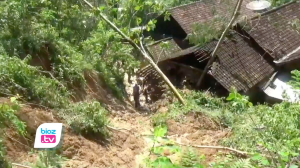 Dihantam tebing longor, sejumlah rumah warga Desa Dawuhan, Kecamatan Trenggalek, Kabupaten Trenggalek, Jawa Timur , mengalami tembok jebol hingga atap runtuh. di Desa ini, sedikitnya ada 6 rumah yang tertimpa longsor, 3 diantaranya rusak ringan, dan 3 lainnya mengalami kerusakan yang cukup parah.