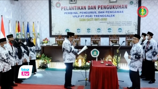 Pelantikan & Pengukuhan YPLP-PT PGRI Trenggalek 2021-2026