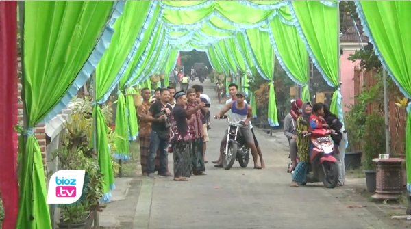 Idul Fitri Tahun Ini, Kawasan Gang Kampung di Trenggalek Lebih Meriah Dengan Hiasan Warna Warni