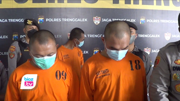 Mendekam di Mapolres Trenggalek, Seperti Inilah Pengakuan Tuyul Pengedar Sabu & Biji Ganja