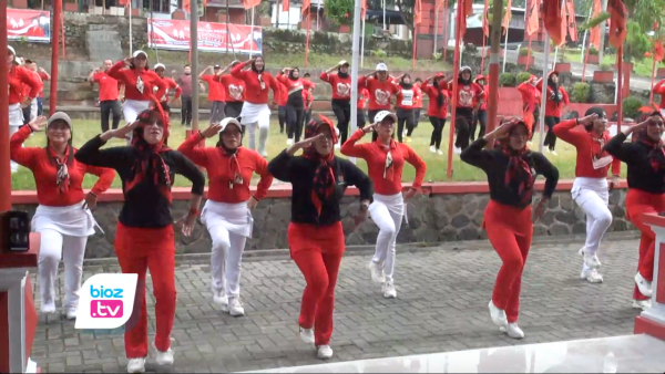 Pecahkan Rekor Muri, PDIP Trenggalek Turut Explore Kekompakan Senam Sicita Serentak Nasional