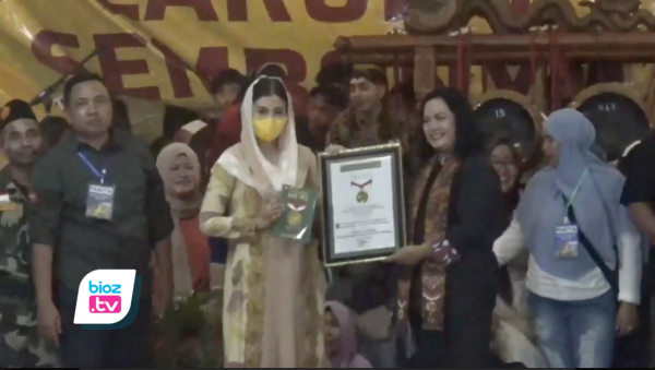 Sajian 1.029 Lodho Sego Gurih Upaca Adat Di Trenggalek Torehkan Rekor Muri Dunia