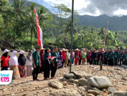 Peringati HUT Ke-77 RI Dari Alam, Klataan Sungai Manggis Jadi Ajang Ekspresi Warga Panggul Trengalek