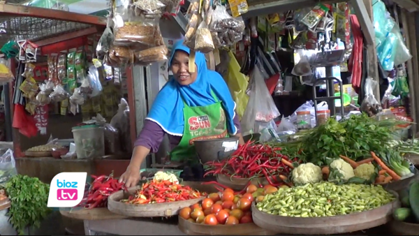 Berkah Musim Hajatan, Meski BBM Naik Penjualan Komoditas Pangan di Pasar Trenggalek justru Naik