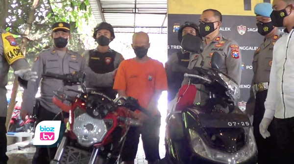 Bobol Rumah Kosong Di Gandusari Trenggalek, Komplotan Maling Gasak 3 Motor