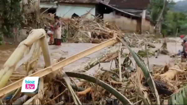 Kondisi Sungai Pasca Banjir Bandang Tasikmadu Trenggalek, Dari Hulu Masih Banyak Potensi Sumbatan