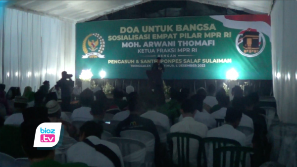 Gaungkan 4 Pilar, Fraksi PPP MPR RI Bakar Semangat Nasionalisme Santri & Kader di Trenggalek