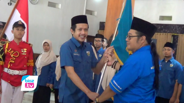 Pelantikan Diawali Tanam Pohon, KNPI Trenggalek Nyatakan Tolak Tambang Emas