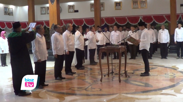 Mutasi Awal Tahun 2023 di Trenggalek Hanya Geser Kekosongan jabatan Tinggi Pratama