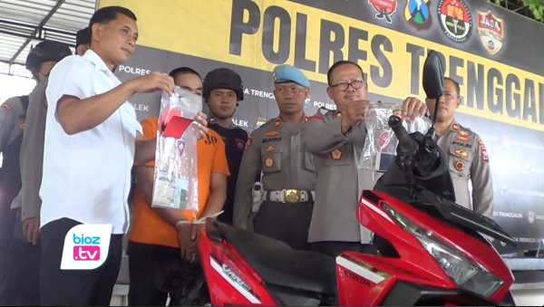 Baru Keluar Dari Penjara, Residivis Asal Ngentrong Trenggalek Kembali Maling Motor