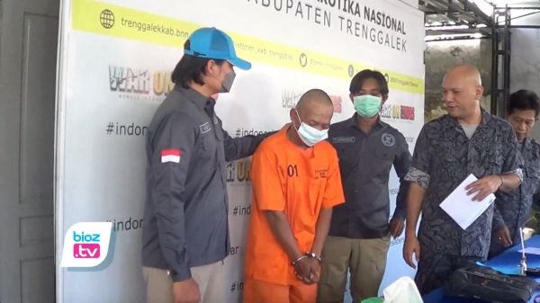 Terciduk BNN Edarkan Sabu Dari Madura, Seorang Nelayan di Trenggalek Terancam 20 Tahun Penjara