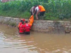Pemuda 35 Tahun Ditemukan Tenggelam di Sungai Dam Melis Desa Prambon Trenggalek