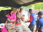 Polres Trenggalek Dirikan Dapur Umum, Bagikan Makan Siang Gratis untuk Warga Usai Sholat Jumat