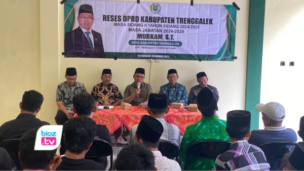 Reses masa sidang ke-2 tahun 2025 Anggota DPRD Trenggalek Fraksi Partai Kebangkitan Bangsa (F-PKB), Murkam di Watulimo.