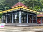 Rest Area Anjungan Cerdas Trenggalek Tarik Bayaran, Sayangnya Mushola Tanpa Peralatan Salat Mulai dibuka untuk umum, pengunjung rest area Anjungan Cerdas Bendungan Tugu wajib membayar karcis.
