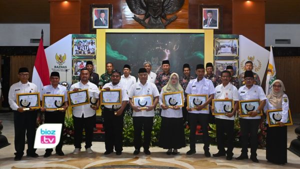 Gelaran BAZNAS Award 2025 di Pendopo Kabupaten Trenggalek