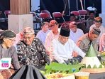 Megengan Show 2026 Warga Desa Jajar Trenggalek Kirab Pusaka Buceng Agung Sambut Ramadan Masyarakat bersama perangkat desa mengarak Pusaka Buceng Agung