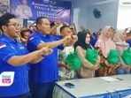 Partai Demokrat melalui DPC Trenggalek menggelar kegiatan sosial bertajuk Ramadan Demokrat Peduli dan Berbagi