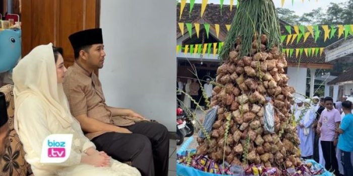 Wakil Gubernur Jawa Timur, Emil Elestianto Dardak, turut hadir dalam perayaan tersebut bersama istrinya, Arumi Bachsin.