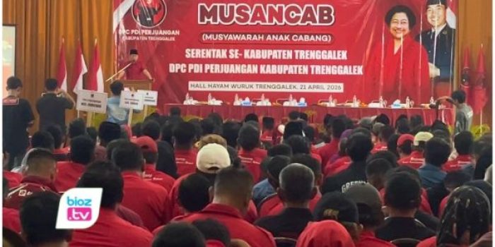 PDI Perjuangan Trenggalek menggelar Musancab serentak untuk 14 kecamatan