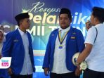 Baru saja dilantik, Ketua baru PC PMII Trenggalek Beni Kusuma Wardani langsung kritisi dua proyek nasioanal.