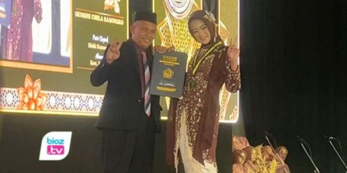 Ghense Chila Sasongko membuktikan bahwa kerja keras tidak pernah mengkhianati hasil.
