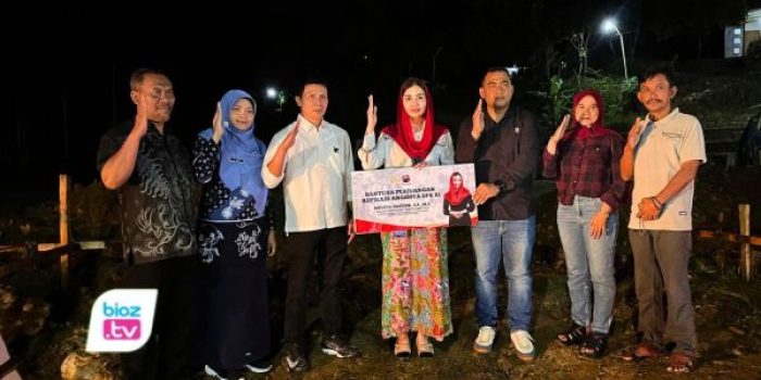 Anggota DPR RI Novita Hardini sukses menyalurkan bantuan CSR Bank Rakyat Indonesia untuk membangun Lapangan Budaya Dongko Trenggalek