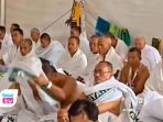 Cuaca ekstrem hingga 45 derajat Celsius di Makkah memicu batuk, pilek (ISPA), dan dehidrasi pada jamaah haji