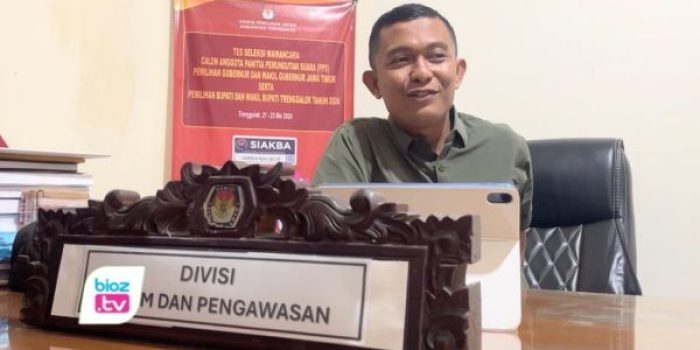 Ketua Divisi Hukum dan Pengawasan KPU Trenggalek, Tri Andoko