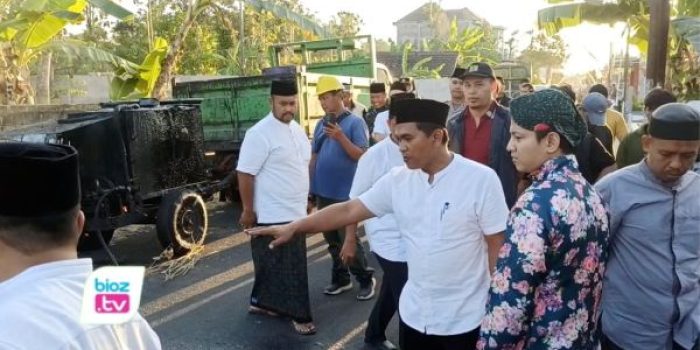 Jalan Pandean-Malasan di Durenan Trenggalek sempat viral karena rusak parah