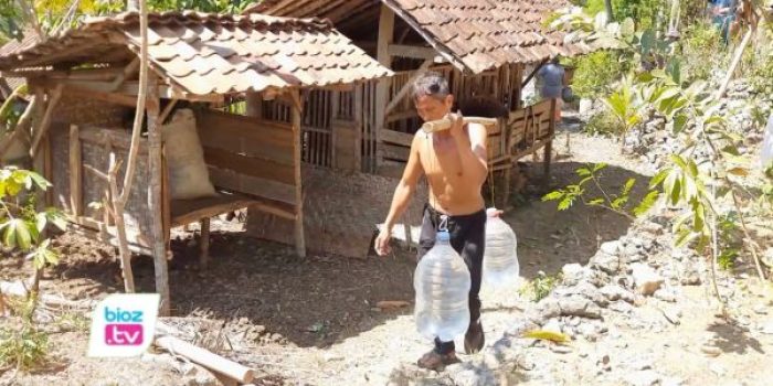 Kekeringan kian mencekik Trenggalek. BPBD mencatat 5 kecamatan dan 9 desa krisis air bersih