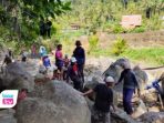 Petani Munjungan Patungan Perbaiki Cek Dam Rusak Puluhan Tahun, Agar Sawah Tak Kekeringan Petani Desa Craken, Munjungan, Trenggalek, patungan memperbaiki cek dam irigasi yang rusak puluhan tahun