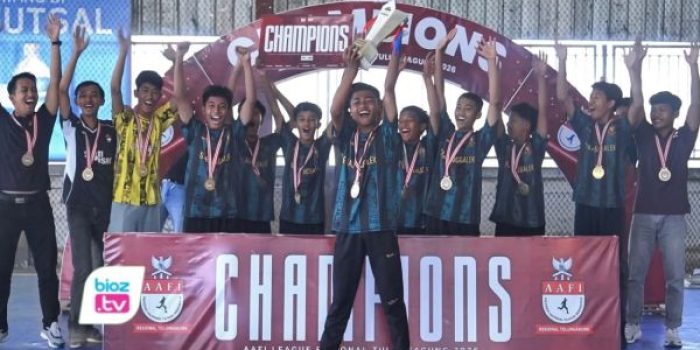 Baru berdiri pada 2025, D’SON Futsal Academy Trenggalek menjuarai AAFI League KU-13 2026