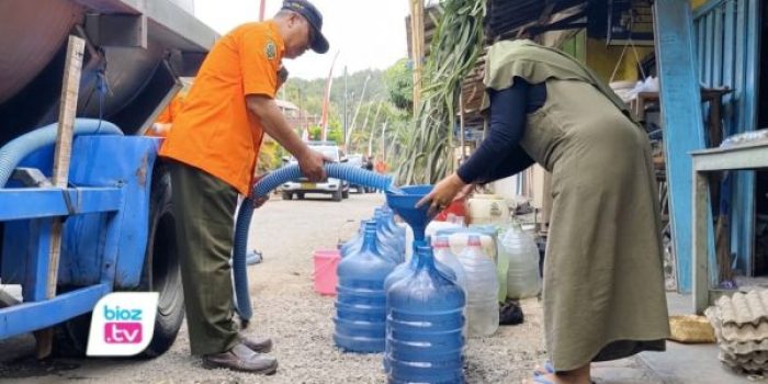 BPBD Trenggalek mencatat 41.923 jiwa terdampak kekeringan di 14 kecamatan.